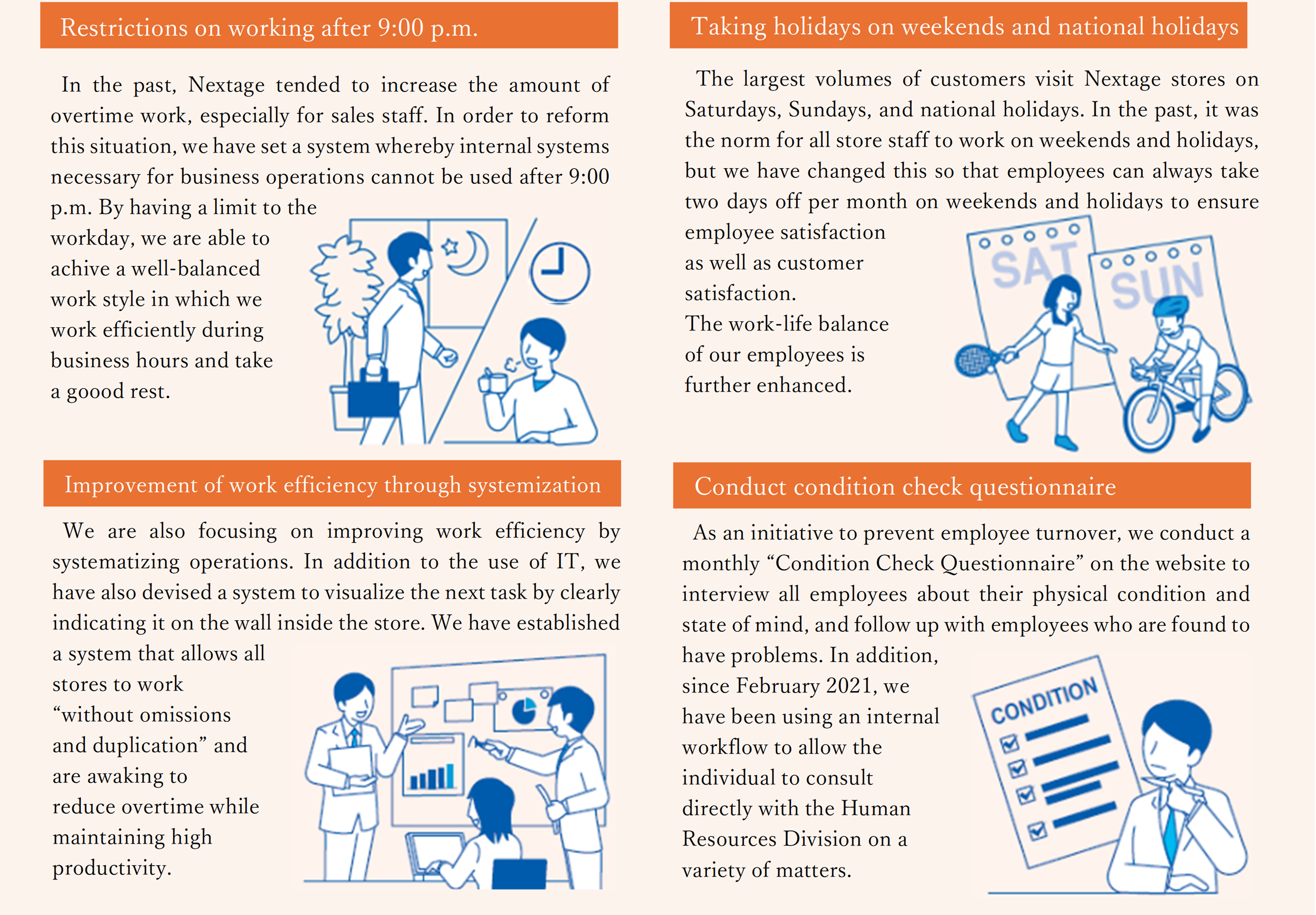 Initiatives for Employee Health